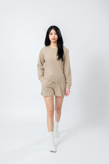 Beige Cozy Loungewear Set