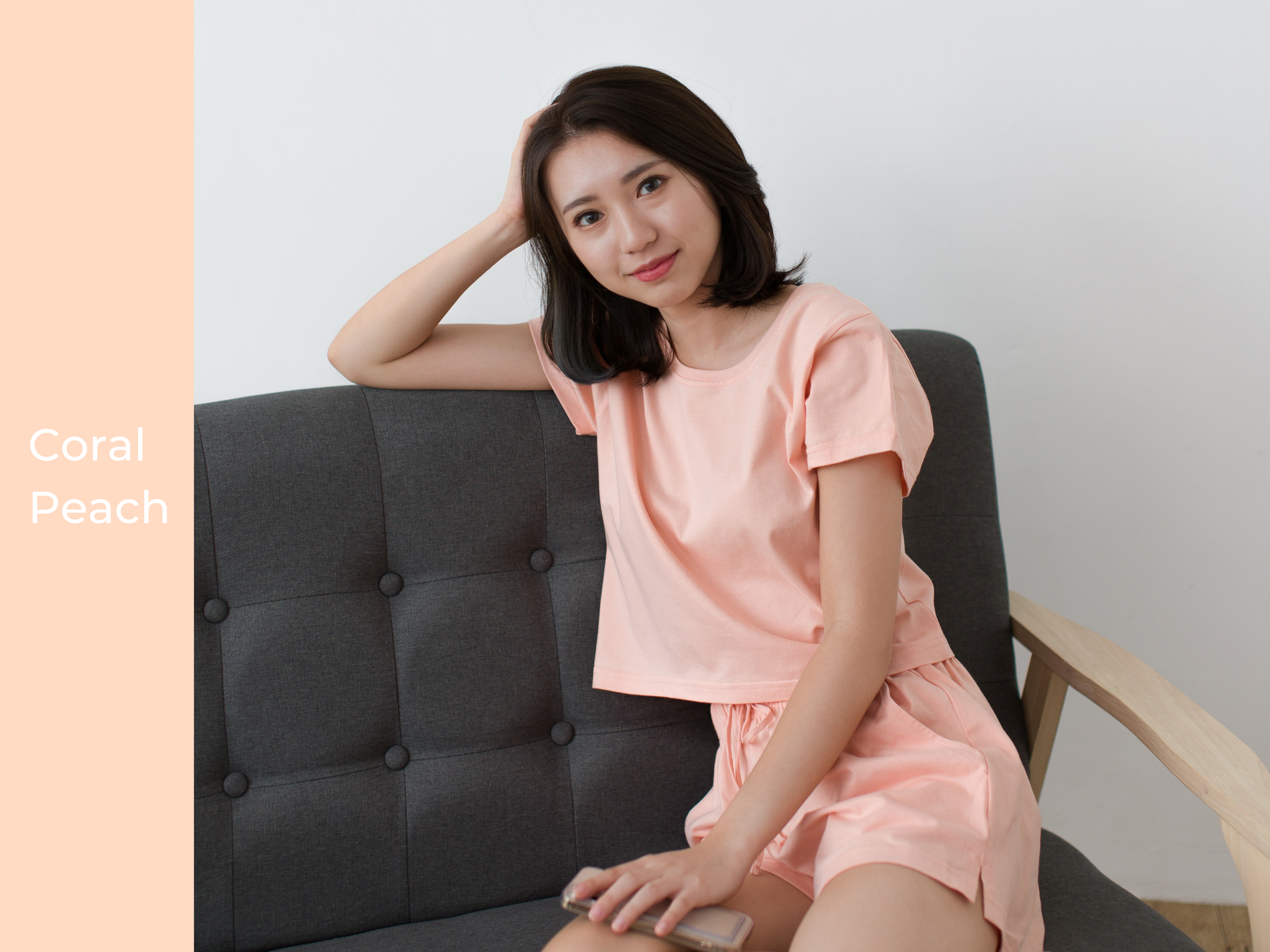 Comfy Set (Coral Peach)